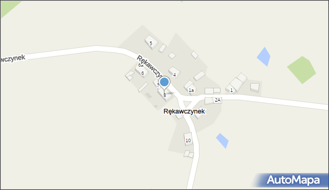 Rękawczynek, Rękawczynek, 8, mapa Rękawczynek