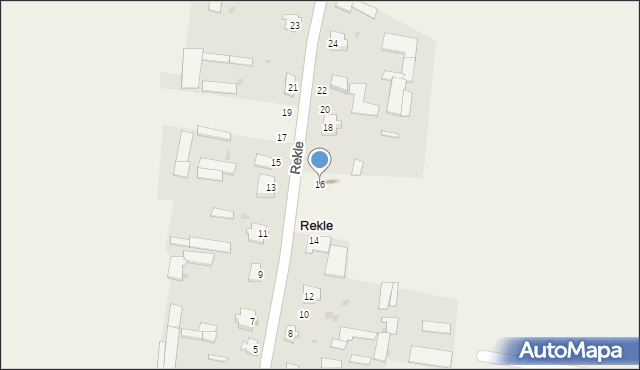 Rekle, Rekle, 16, mapa Rekle