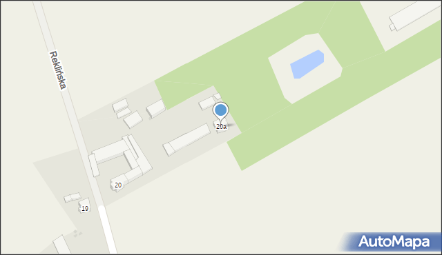 Reklin, Reklin, 20a, mapa Reklin