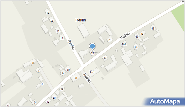 Reklin, Reklin, 24, mapa Reklin