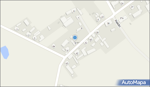 Reklin, Reklin, 5, mapa Reklin