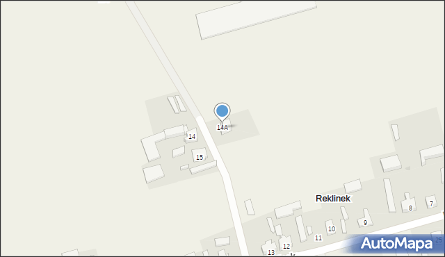 Reklinek, Reklinek, 14A, mapa Reklinek
