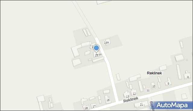Reklinek, Reklinek, 15, mapa Reklinek
