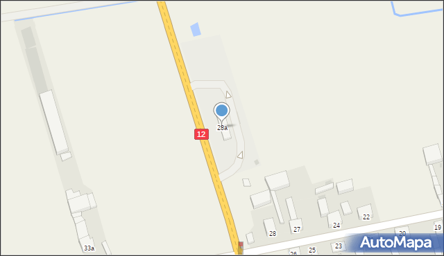 Rękoraj, Rękoraj, 28a, mapa Rękoraj