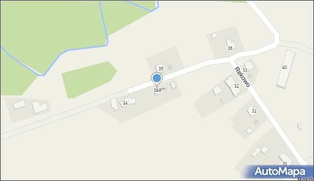 Rekowo, Rekowo, 34A, mapa Rekowo