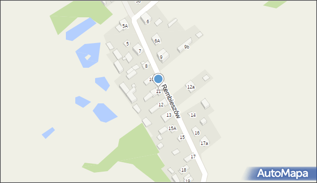 Rembieszów, Rembieszów, 11, mapa Rembieszów