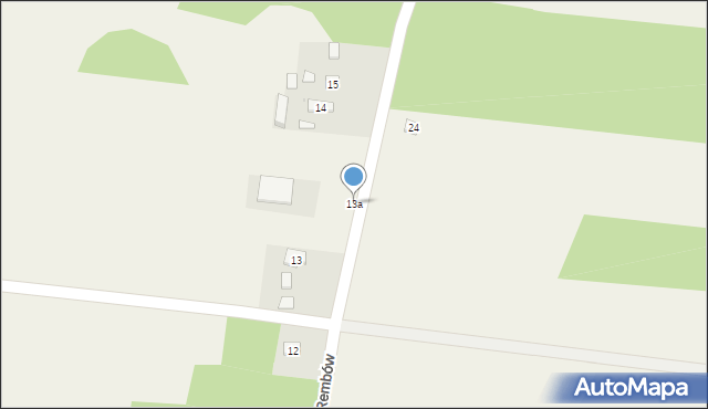 Rembów, Rembów, 13a, mapa Rembów