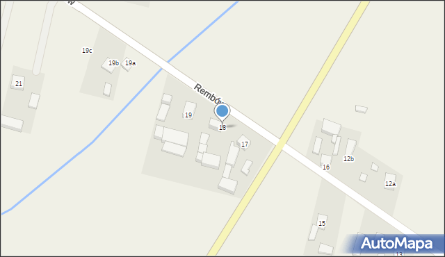 Rembów, Rembów, 18, mapa Rembów