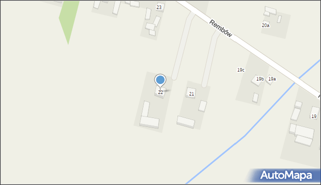 Rembów, Rembów, 22, mapa Rembów
