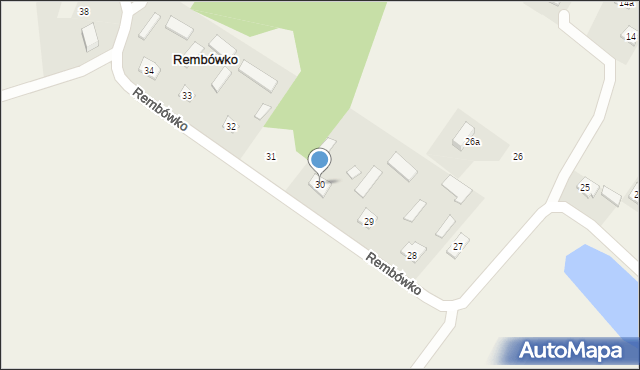 Rembówko, Rembówko, 30, mapa Rembówko