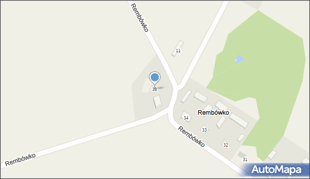 Rembówko, Rembówko, 38, mapa Rembówko
