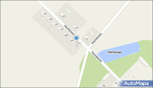 Rembowo, Rembowo, 14l, mapa Rembowo