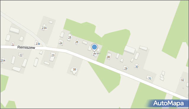 Remiszew, Remiszew, 27, mapa Remiszew