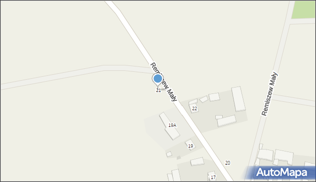Remiszew Mały, Remiszew Mały, 21, mapa Remiszew Mały