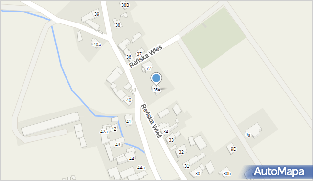 Reńska Wieś, Reńska Wieś, 35a, mapa Reńska Wieś