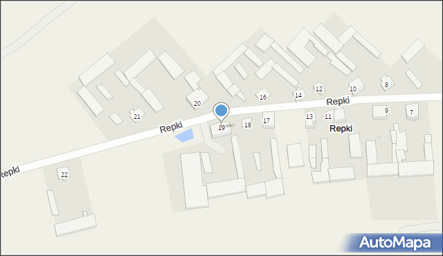 Repki, Repki, 19, mapa Repki