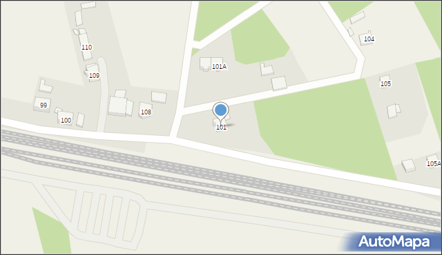 Reptowo, Reptowo, 101, mapa Reptowo
