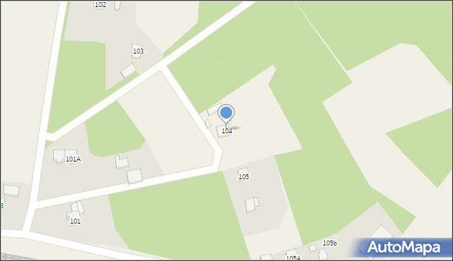 Reptowo, Reptowo, 104, mapa Reptowo