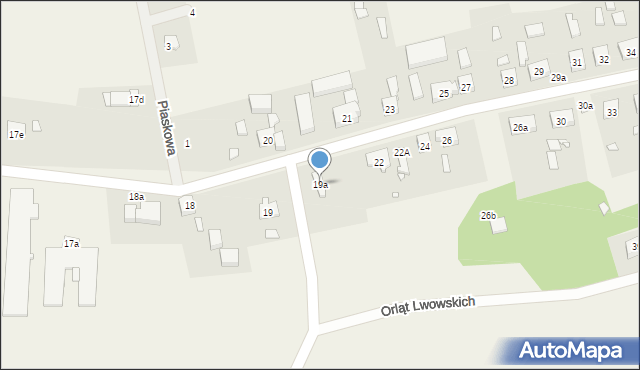 Reptowo, Reptowo, 19a, mapa Reptowo