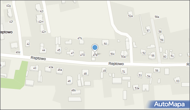 Reptowo, Reptowo, 47a, mapa Reptowo