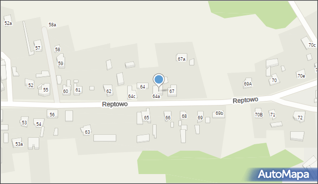 Reptowo, Reptowo, 64b, mapa Reptowo