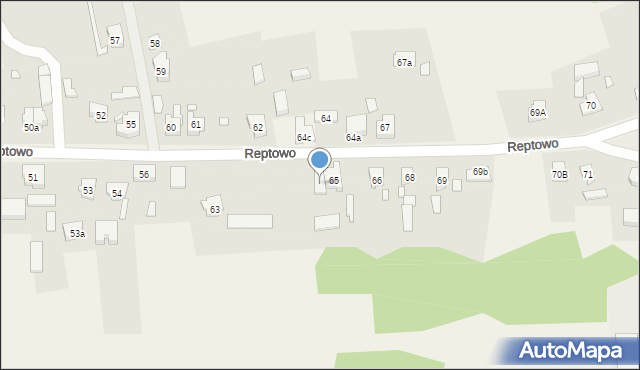 Reptowo, Reptowo, 65a, mapa Reptowo