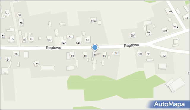Reptowo, Reptowo, 68, mapa Reptowo