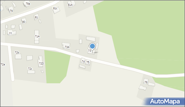 Reptowo, Reptowo, 73c, mapa Reptowo