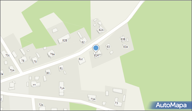Reptowo, Reptowo, 81A, mapa Reptowo