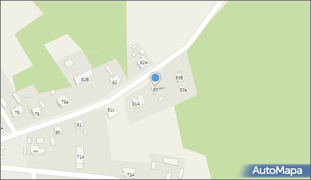 Reptowo, Reptowo, 83, mapa Reptowo