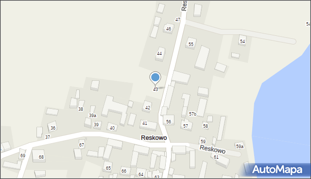 Reskowo, Reskowo, 43, mapa Reskowo