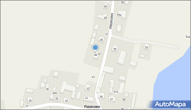 Reskowo, Reskowo, 44, mapa Reskowo