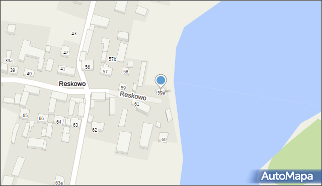 Reskowo, Reskowo, 59a, mapa Reskowo
