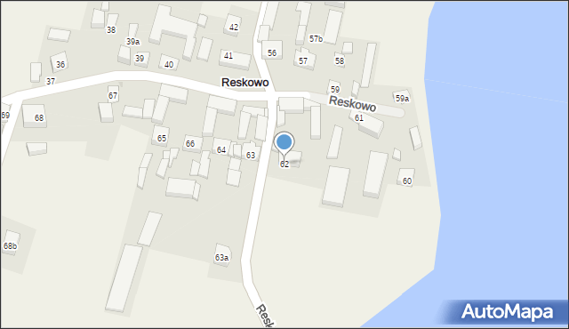 Reskowo, Reskowo, 62, mapa Reskowo