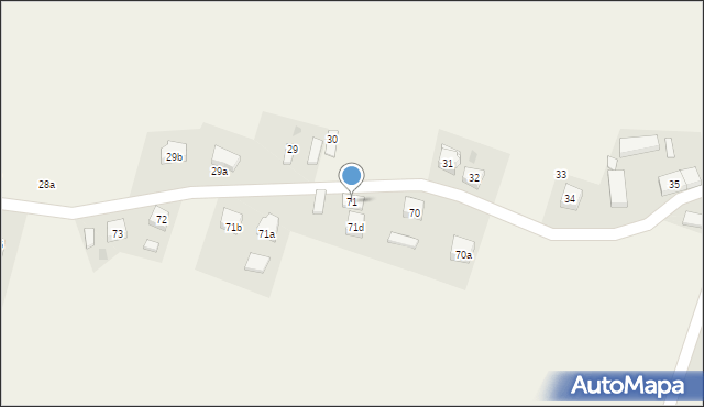 Reskowo, Reskowo, 71, mapa Reskowo