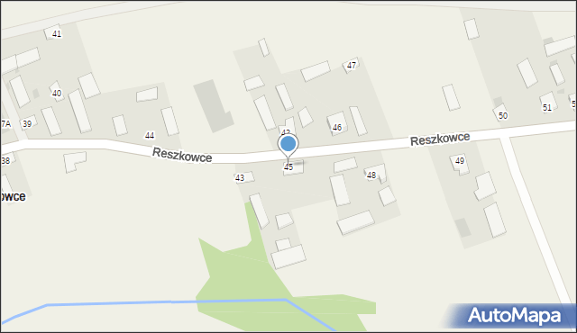 Reszkowce, Reszkowce, 45, mapa Reszkowce