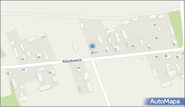 Reszkowce, Reszkowce, 50, mapa Reszkowce