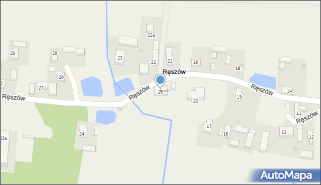 Ręszów, Ręszów, 25, mapa Ręszów