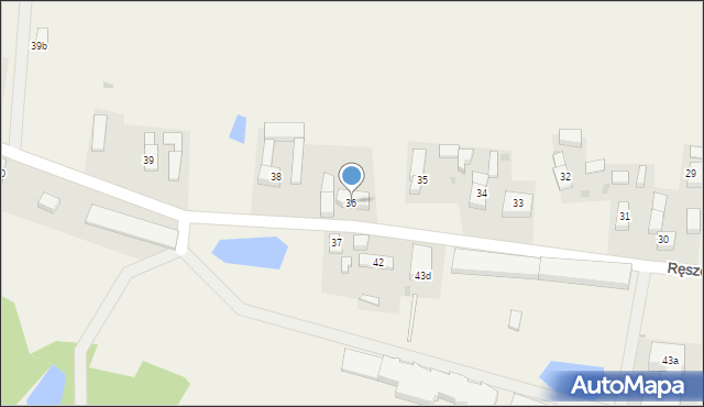 Ręszów, Ręszów, 36, mapa Ręszów