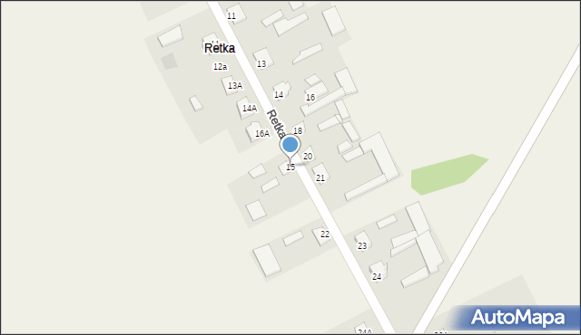 Retka, Retka, 15, mapa Retka
