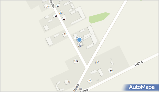 Retka, Retka, 24, mapa Retka