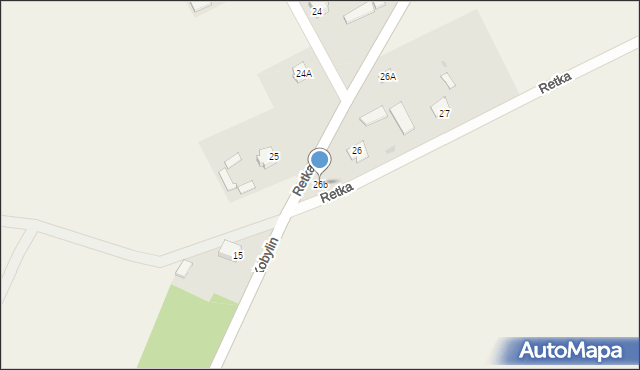 Retka, Retka, 26b, mapa Retka