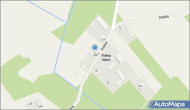 Retka, Retka, 29a, mapa Retka