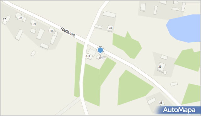 Retkowo, Retkowo, 37C, mapa Retkowo