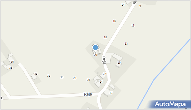 Roszowicki Las, Reja Mikołaja, 20, mapa Roszowicki Las