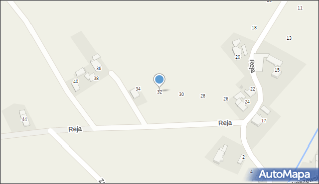 Roszowicki Las, Reja Mikołaja, 32, mapa Roszowicki Las