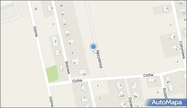 Rusiec, Rezydencji, 3, mapa Rusiec