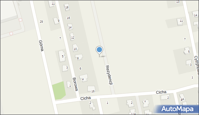 Rusiec, Rezydencji, 5, mapa Rusiec