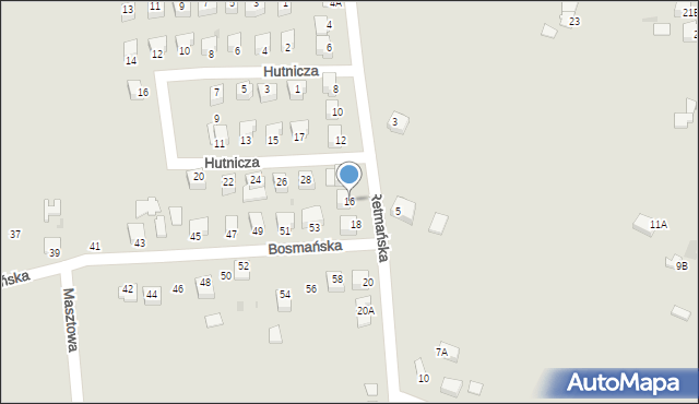 Sandomierz, Retmańska, 16, mapa Sandomierza