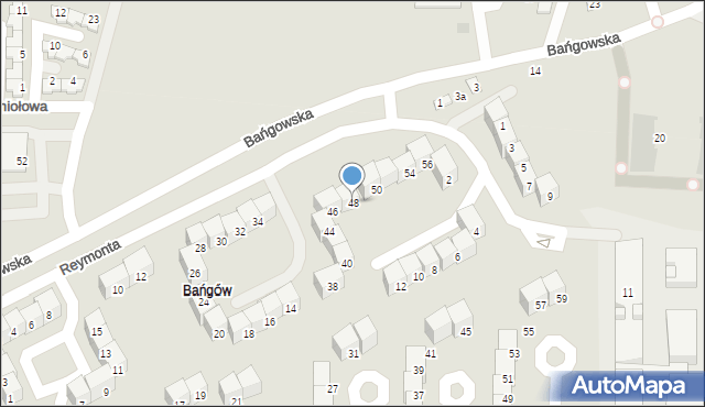 Siemianowice Śląskie, Reymonta Władysława, 48, mapa Siemianowice Śląskie